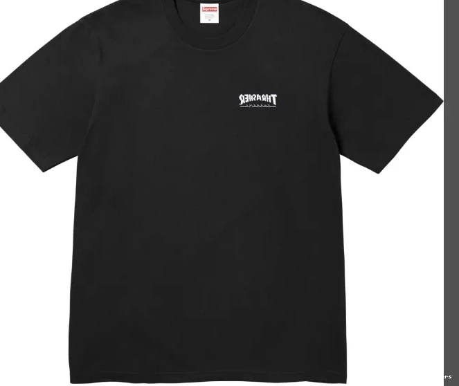 English T-shirt L XL M White Cross S Black and 0814